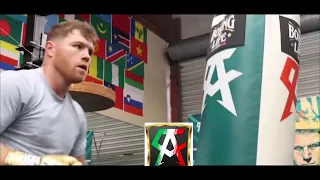 CANELO ALVAREZ DANCING FRONT OF HEAVY BAG | HARD TRAINING AND ALMOST 100% CONDITIONS AGAINST BIVOL