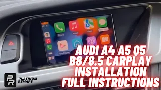Audi A4 A5 Q5 B8/B8.5 CarPlay Installation (BNAV) Retrofit