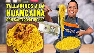 Tallarines a la huancaina con 10 SOLES | COCINA FÁCIL | Mi Receta Mágica