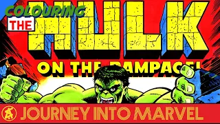 COLOURING MARVEL the Rampaging HULK!