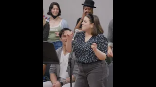 First Look: The Funny Girl Sitzprobe, with Beanie Feldstein & Ramin Karimloo