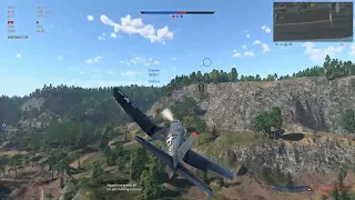 USA  F4U-4B Corsair "Dogfight" War Thunder Frisky Whisky