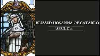 Blessed of the day - Osanna of Catarro - April 27th #saintoftheday #catholic #christianity #blessed