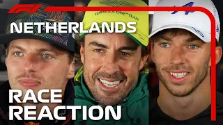 Drivers React After Dramatic Race | 2023 Dutch Grand Prix