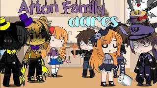 `• Afton Family Dares || FNAF •`