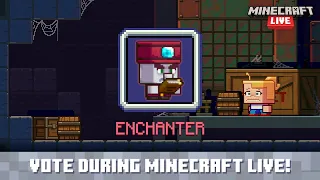 Minecraft Live 2023: Vote For The Enchanter!