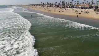 at Newport Beach ⛱️🏖️ with my beautiful wife 😘