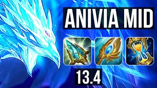 ANIVIA vs VIKTOR (MID) | 14/0/7, Rank 6 Anivia, Legendary | TR Grandmaster | 13.4