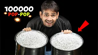 We Try 100000 POP-POP Crackers At Once | Diwali Special