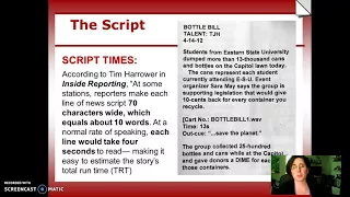 Radio Script Basics