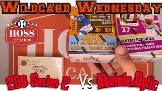 Wildcard Wednesday: Topps 206 vs. 2020 Panini Optic Baseball | 2020 Panini Absolute Baseball Blaster