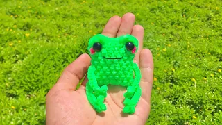 Loomigurumi Frog Tutorial~Rainbow Loom