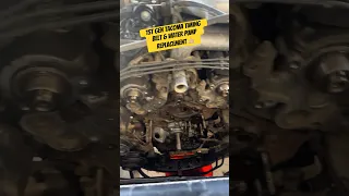 Complete timing belt & water pump replacement on a 1st gen #Toyota #Tacoma!