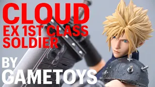 GameToys Cloud Strife Ex 1st Class SOLDIER Final Fantasy 7 Remake 1/6 Scale Figure Unboxing & Review