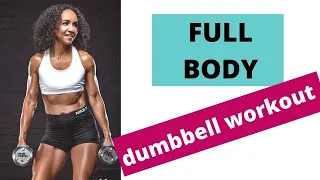 Full body dumbbell workout | strength training over 40 female