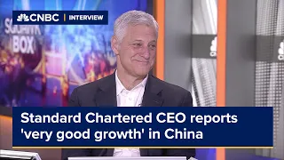 Standard Chartered CEO reports 'very good growth' in China