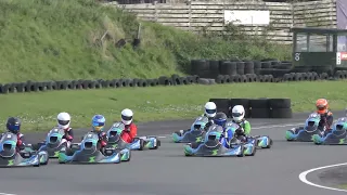 Shenington kart track, Huge flip, Red flag - 8th Oct 2023