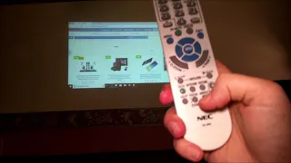 How to make Blurry Nec Projector Video Clear on the Wall