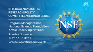 Program Manager Chat: National Science Foundation Arctic Observing Network