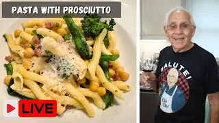 Pasta with Prosciutto Broccoli Rabe and Chickpeas by Pasquale Sciarappa