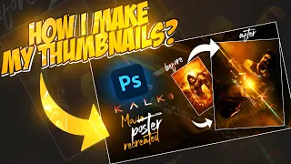 How I make my thumbnails, make Thumbnails like a pro! Photoshop speed art !!
