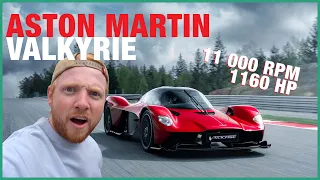 Shooting the 1100HP ASTON MARTIN VALKYRIE on Track!