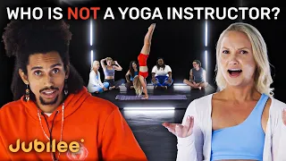 6 Yoga Instructors vs 1 Fake | Odd One Out