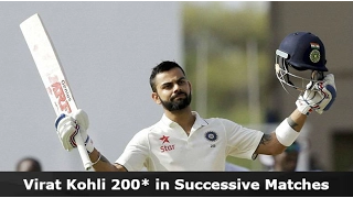 Virat Kolhi Double Hundred in Successive Series |  IND vs BAN 2017 | ProMajica