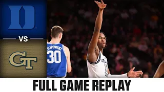 Duke vs. Georgia Tech Full Game Replay | 2023-24 ACC Men’s Basketball