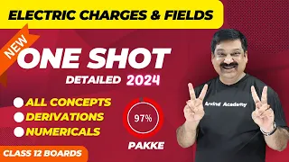 Electric Charges and field OneShot 💥NCERT Class 12 Physics Chap 1 One shot Subscribe @ArvindAcademy