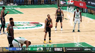 NBA 2K22 Ultra Modded Finals | Warriors vs Celtics | Full GAME 3 Highlights 4th Qtr