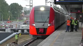 Электропоезд ЭС2Г-117 "Ласточка" платформа Курьяново, D2