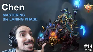 MASTERING the LANING PHASE - Chen Support 5 | 7.35c #dota2 #chen