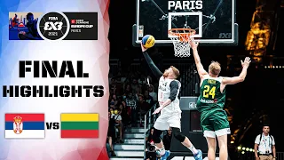 Serbia v Lithuania | Men's Final - HIGHLIGHTS | FIBA 3x3 Europe Cup 2021