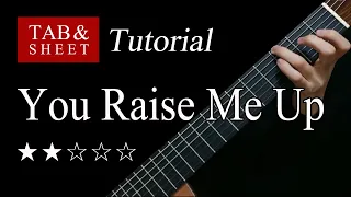 You Raise Me Up - Fingerstyle Lesson + TAB