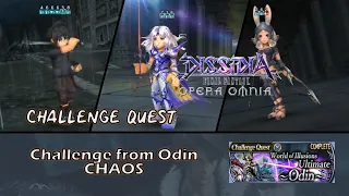 Challenge Quest - Challenge from Odin CHAOS DFFOO GL - Noctis Paladin Cecil Fran