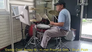 'Daddy Cool' Boney M / Hi-Hat practice only / 25 weeks beginner