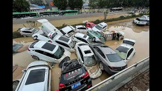 Unseen Footage | flood in Central China's Henan province