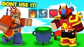 I CHEATED By ENCHANTING Poison POTIONS, And They REPORTED Me... (ROBLOX BEDWARS)