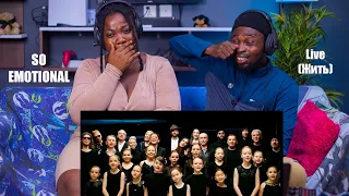 HER FIRST TIME HEARING #ЖИТЬ (LIVE) - Collab of Russian Musicians | Reaction [MADE HER EMOTIONAL!]