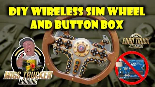 How to build a Wireless Sim Wheel Button Box for less than $30 for ETS2