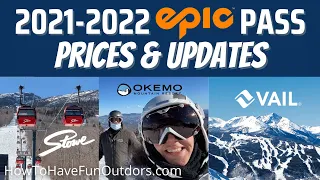 2021-2022 EPIC SKI PASS PRICES AND UPDATE!