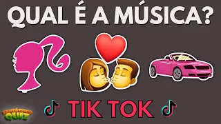 🔊 ADIVINHE A MÚSICA DO TIK TOK COM EMOJIS #6 l Desafio Musical