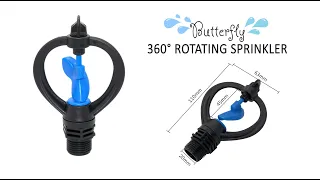 Butterfly Sprinkler 360 Rotating Sprayer Rainy Garden Watering Nozzle agriculture Irrigation