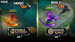 DID HOK COPY MLBB ? | HOK VS MLBB COMPARISON