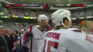 Alex Semin and Ovechkin create goal for Nick Backstrom in game 3 (2009)