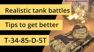 How to play t-34-85 (D-5T) in War Thunder and tips to get better in War Thunder