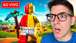 AO VIVO! JOGANDO O NOVO LEGO FORTNITE PELA PRIMEIRA VEZ!