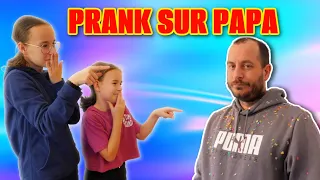 ALICYA ET OCEANE PRANK PAPA