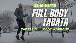 25 Minute TABATA HIIT WORKOUT | 25 MINUTE TABATA FULL BODY WORKOUT 20/10